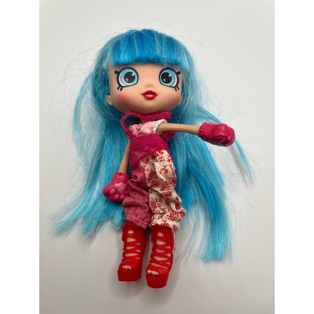 Shopkins Jessicake WILD‎ STYLE Doll Action Figure + Shoes Shoppies, Color Change
